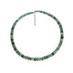 Collier en argent et Quartz fraise vert