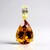 Ciondolo in argento con Scapolite Cognac