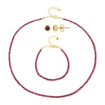 Ruby Silver Set