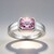 Anello in argento con Kunzite Brasiliana