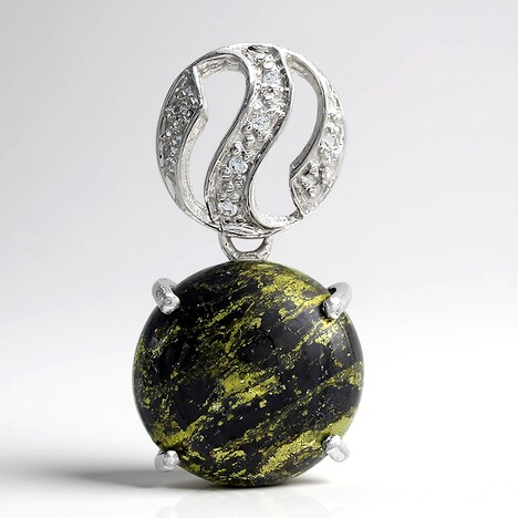 Ciondolo in argento con Apache Gold Stone