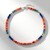 Collana in argento con Conchiglia di Ostrica Spinosa Arancione