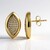 Orecchini in oro con Diamante I1 (H) (de Melo Gold)