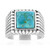 Kingman Blue Mojave Turquoise Silver Ring (Faszination Türkis)