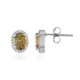 Orecchini in argento con Tanzanite Gialla (non riscaldata)