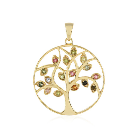 Turmalin-Silberanhänger