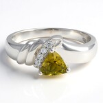 Anello in argento con Tormalina Cuprian