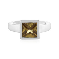 Anello in argento con Zircone Giallo