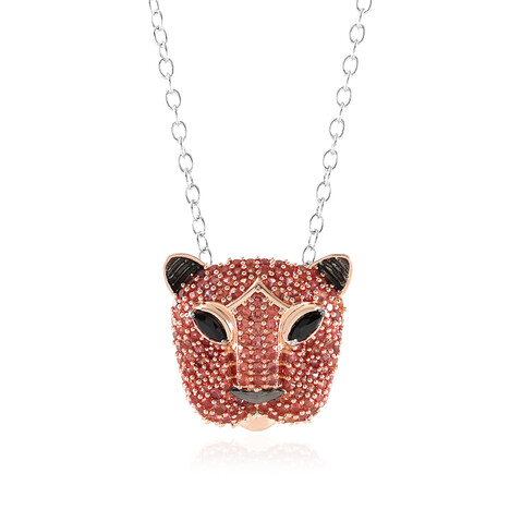 Edelstein-Silberhalskette (Gems en Vogue)