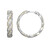 Zilveren oorbellen met zirkonen