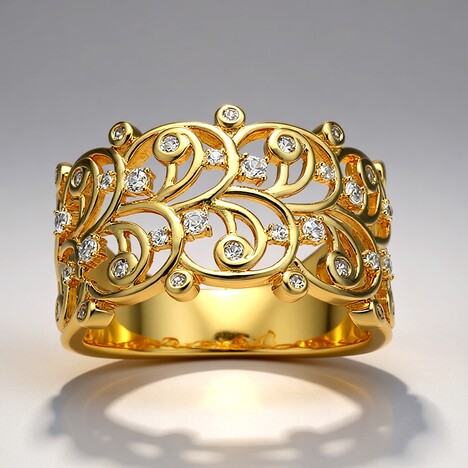 Anello in argento con Zircone