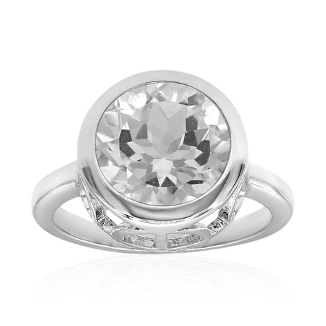 White Topaz Silver Ring (MONOSONO COLLECTION)