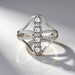 Anello in argento con Zircone