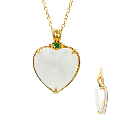 Zilveren halsketting met een Witte Maybe Parel (Gems en Vogue)