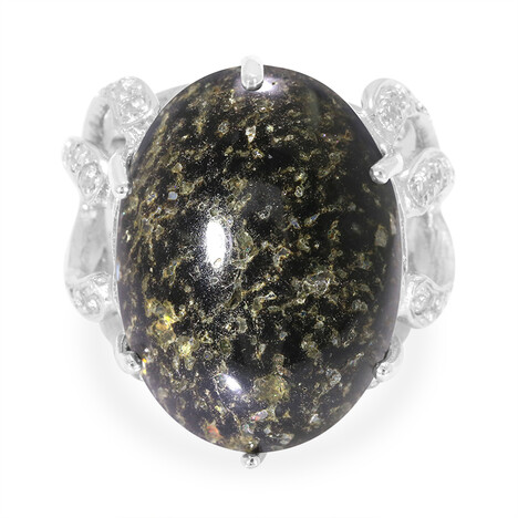 Leoparden-Opal-Silberring