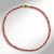 Collana in argento con Quarzo Color Rosa
