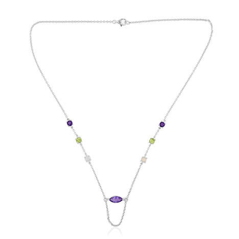 Collar en plata con Amatista de Zambia (de Melo Essence)