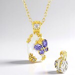 Collana in argento con Madreperla (Gems en Vogue)