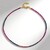 Collier en argent et Rubis du Mozambique