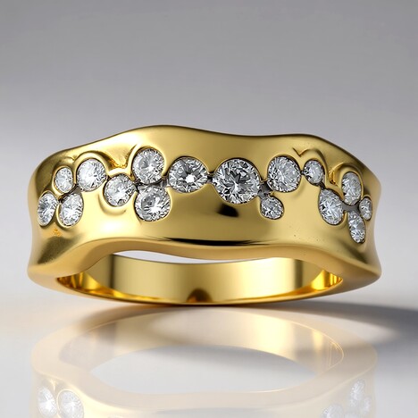 Bague en or et Diamant SI1 (G) (Annette)