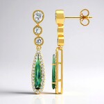 Orecchini in argento con Indicolite (Adela Silber)
