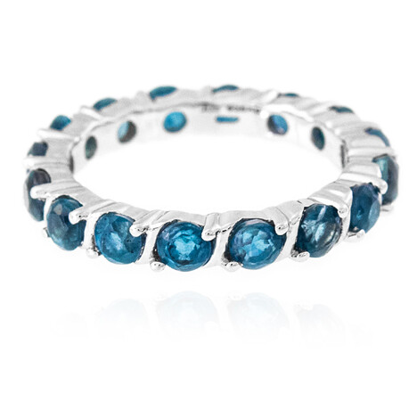 Petrol-Kyanit-Silberring