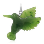 Ciondolo in argento con Giada Canadese