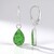 Orecchini in argento con Uvarovite (Bali Barong)
