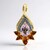 Ciondolo in oro con Kunzite Brasiliana (Remy Rotenier)
