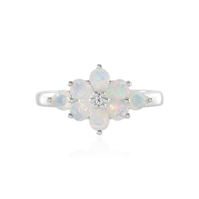 Anello in argento con Opale di Welo