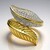 Anello placcato in oro con Zircone