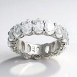 Anello in argento con Topazio Bianco