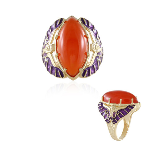 Karneol-Silberring (Adela Silber)