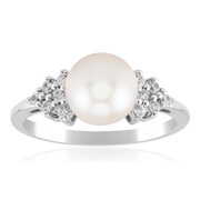 Anello in argento con Perla Akoya (TPC)