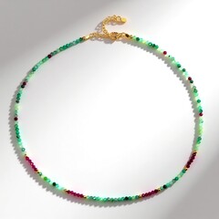 Collana in argento con Smeraldo Socoto