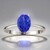 Bague en argent et Tanzanite