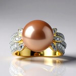 Anello in oro con Perla Ming (TPC)