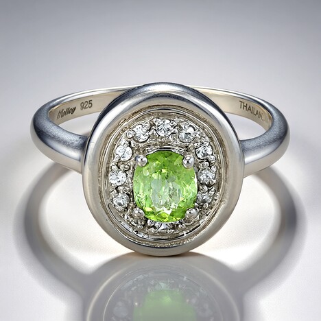 Anello in argento con Tormalina Paraíba