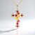 Collier en argent et Rubis de Birmanie (Gems en Vogue)
