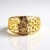 Anello in argento con Diamante Champagne I2 (Ornaments by de Melo)