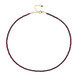 Collier en argent et Grenat du Mozambique