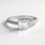 Anello in argento con Petalite