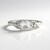 Anello in argento con Topazio Bianco