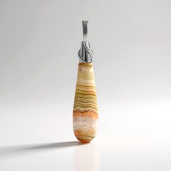 Ciondolo in argento con CALCITE ALABASTRO