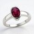 Anello in argento con Rodolite (MONOSONO COLLECTION)