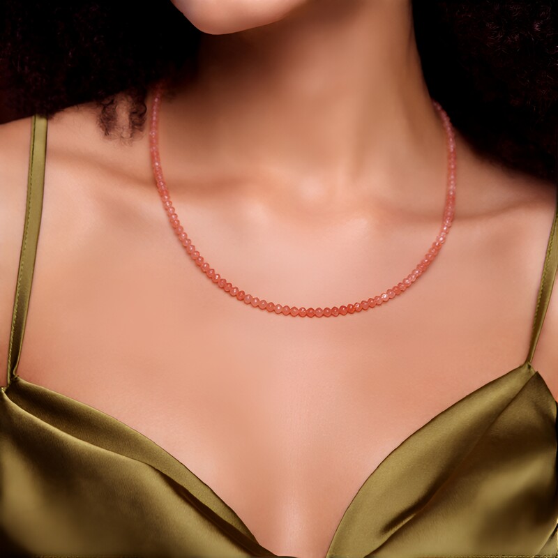 Collana in argento con Pietra del Sole