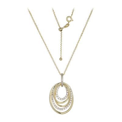 Collier en argent et Topaze blanche (Adela Silber)