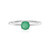 Brazilian Emerald Platinum Ring