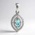 Gouden hanger met een Braziliaanse Paraiba toermalijn (AMAYANI)