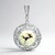 Ciondolo in argento con Magnesite